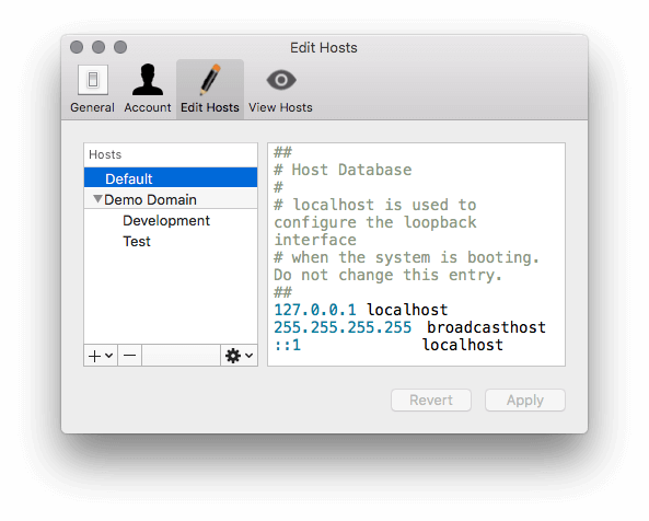 iHosts 超強免費 Hosts 編輯神器，使用分組管理一鍵切換網路設定值（Mac App）