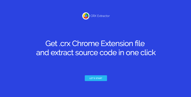 CRX Extractor 從 Chrome 應用程式商店下載備份 .CRX 擴充功能