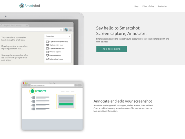 Smartshot 整合網頁截圖、編輯及自動上傳，最流暢擷圖外掛推薦