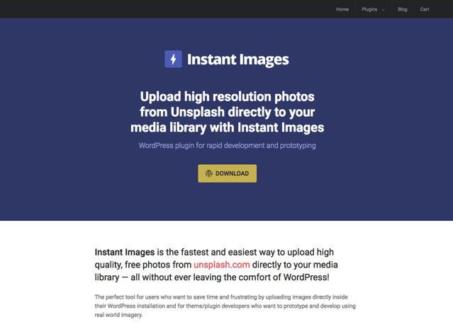 Instant Images 讓 WordPress 整合免費高畫質圖庫，一鍵下載匯入媒體庫