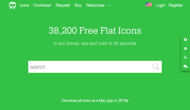 Icons8 免費圖示 iOS、Windows、Android 扁平化風格打包下載