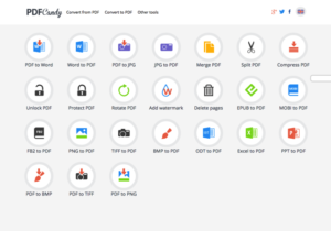 PDF Candy 免費 PDF 線上工具，整合轉檔、密碼破解等各種常見功能