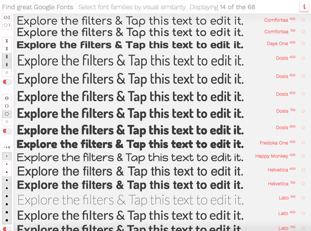 Better Font Finder