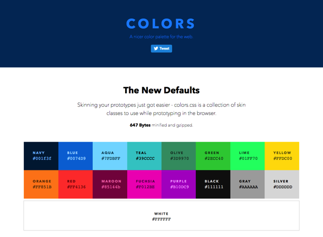 Colors.css