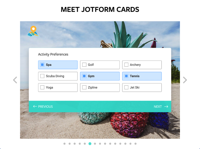 JotForm Cards