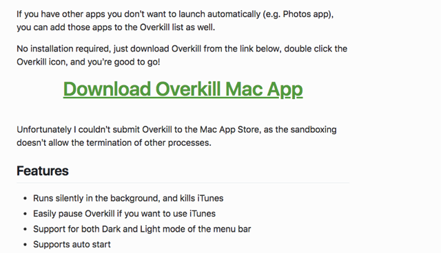 Overkill for Mac