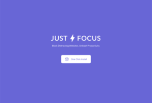 Just Focus 阻擋讓你分心的網站，提高工作專注力（Chrome 擴充功能）