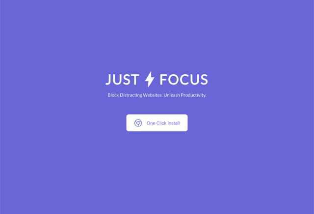 Just Focus 阻擋讓你分心的網站，提高工作專注力（Chrome 擴充功能）