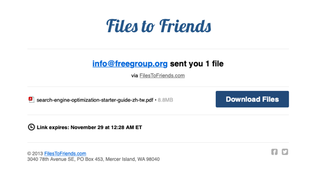 Files to Friends