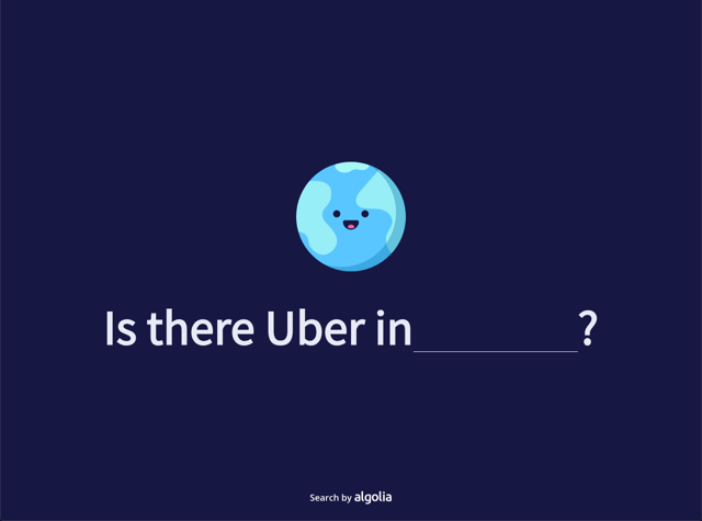 Is there Uber in?