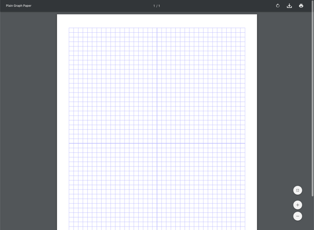 Plain Graph Paper PDF Generator