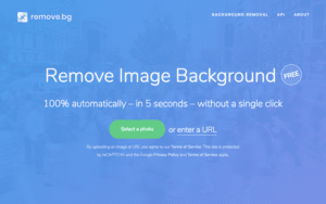remove.bg 免費線上去背工具，上傳圖片自動移除背景