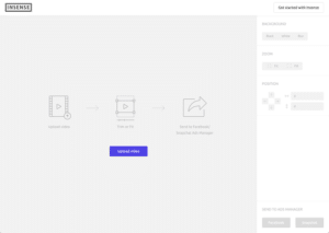 Insense 線上影音編輯器，快速將影片轉為 Instagram、Snapchat 適用尺寸
