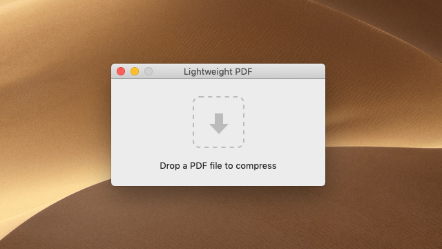 Lightweight PDF 免費文件壓縮工具，最多可將 PDF 縮小 90%（Mac）