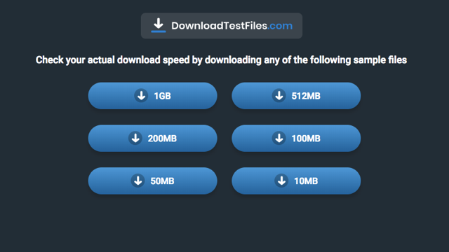 Download Test Files