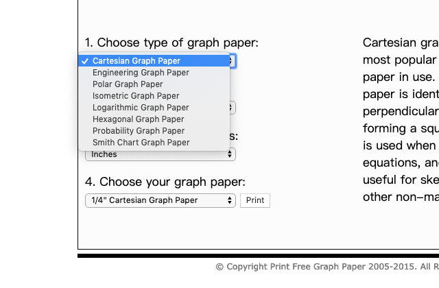 Print Free Graph Paper