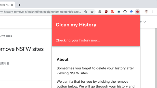 Clean My History