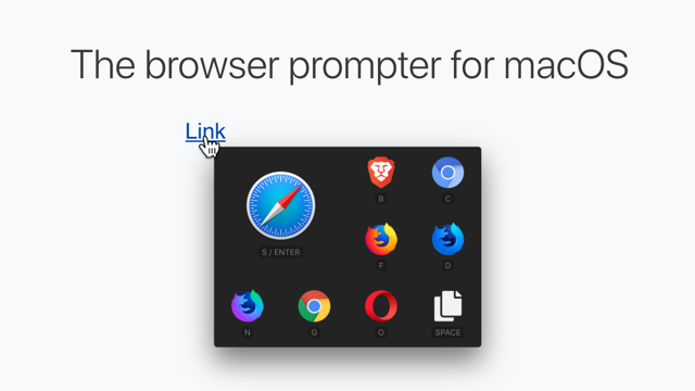 Browserosaurus 點選超連結跳出提示以特定瀏覽器打開（Mac 應用程式）