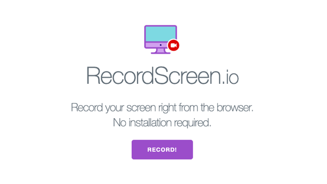 RecordScreen.io 從瀏覽器進行螢幕錄影，免下載安裝軟體或外掛
