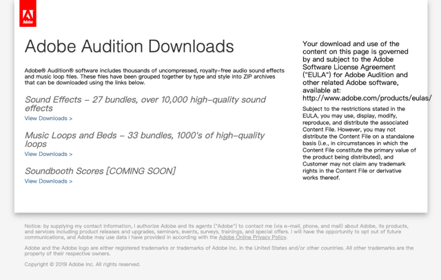 Adobe Audition Downloads