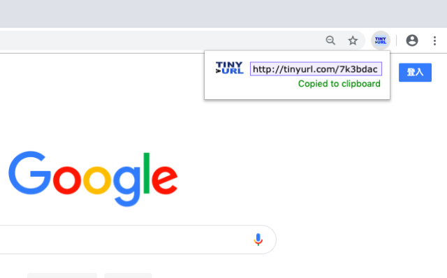 TinyURL Pro 一鍵快速縮網址，產生鏈結自動複製剪貼簿（Chrome 擴充功能）
