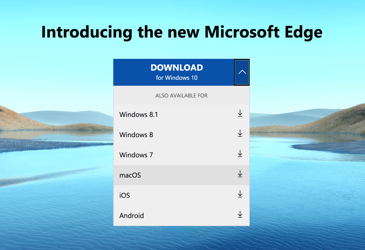 Microsoft Edge 瀏覽器正式版