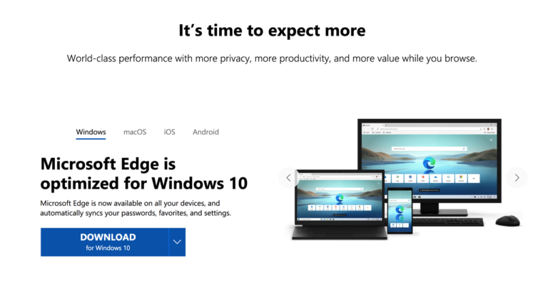 Microsoft Edge 正式版免費下載！微軟全新網頁瀏覽器