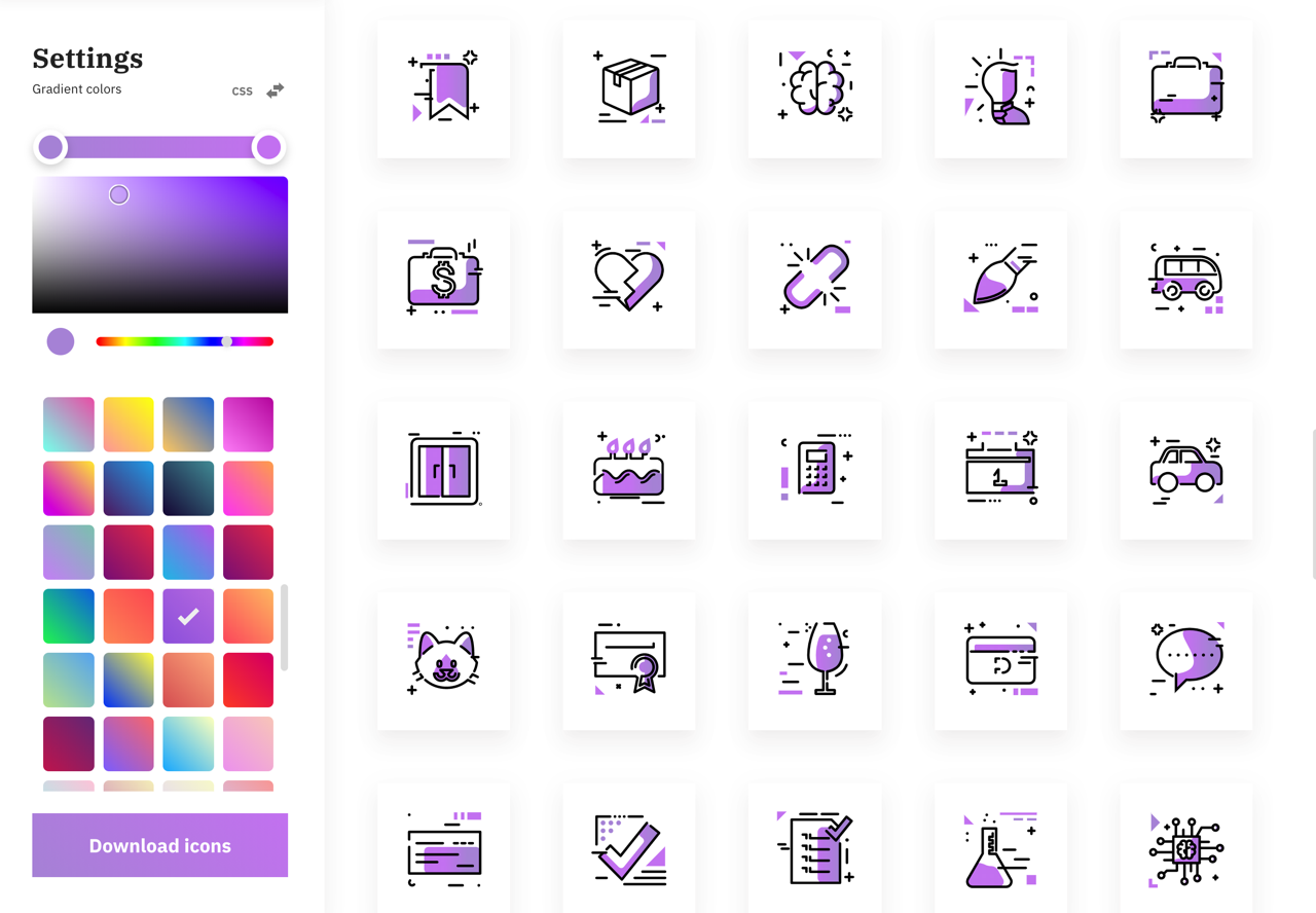 Gradientify Icons