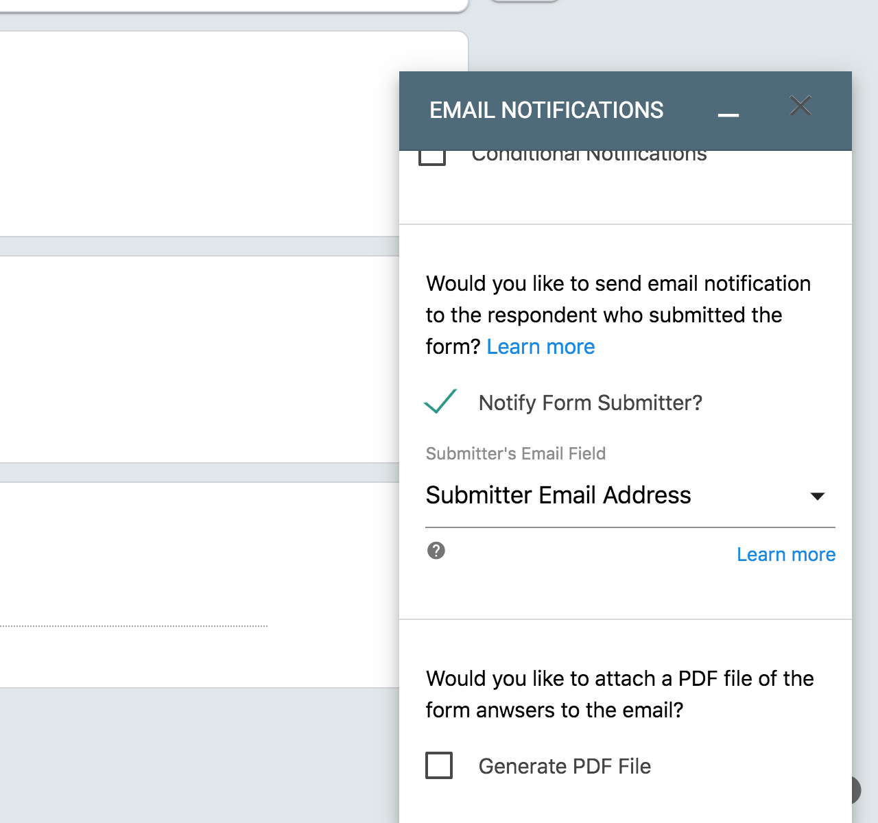 Google Forms Notifications 填完表單自動回信客製化郵件通知