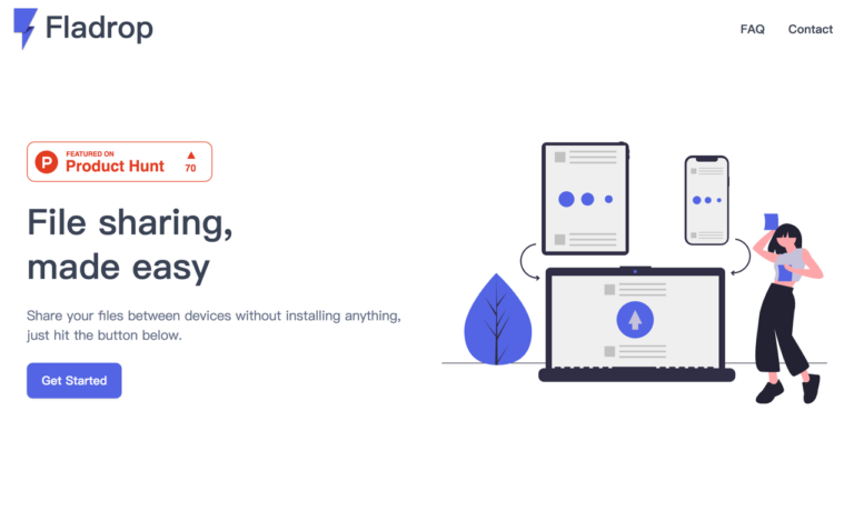 Fladrop 不安裝軟體也能傳檔，iOS、Android 掃描 QR Code 立即使用