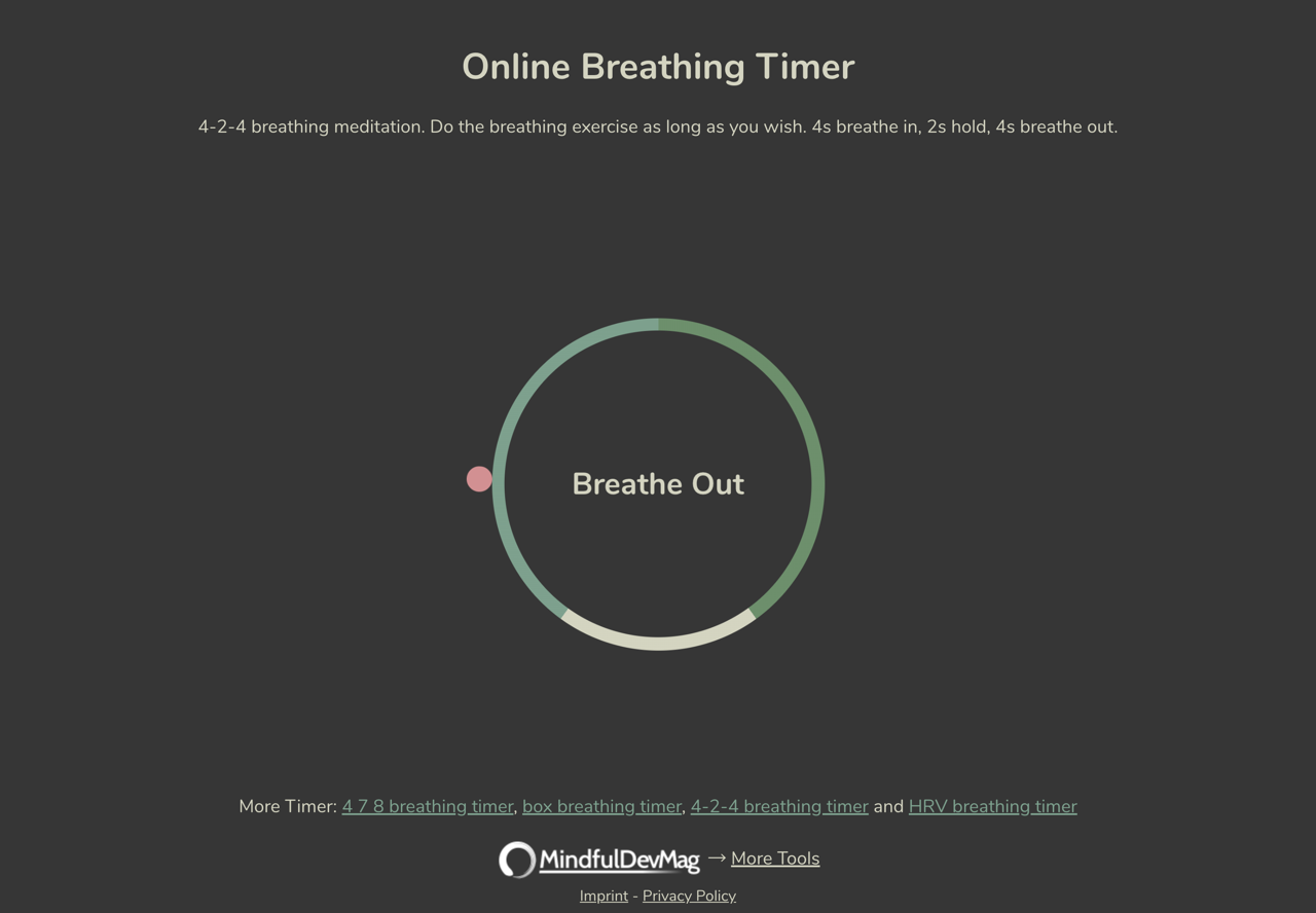 Free Online Breathing Timer