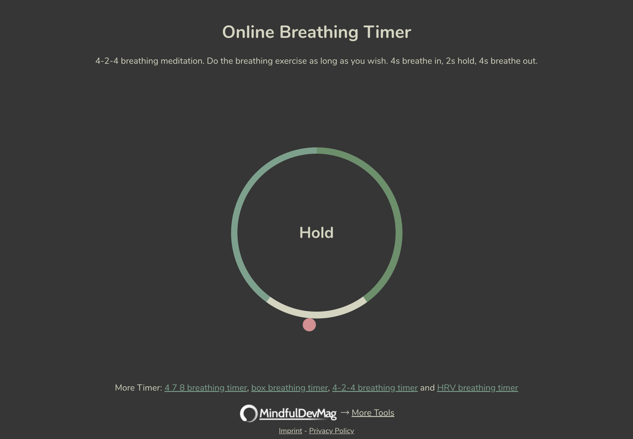 Free Online Breathing Timer