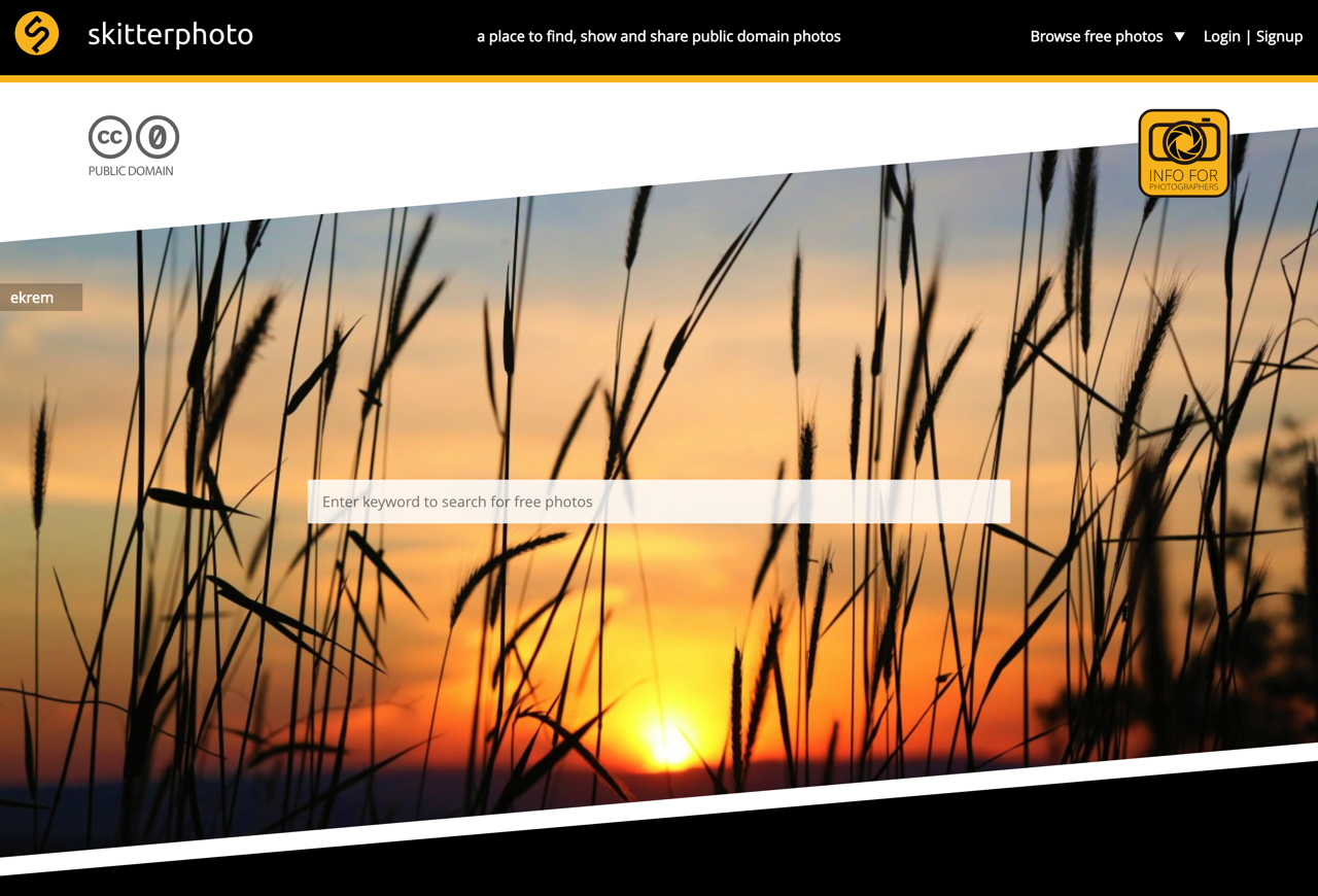 Skitterphoto 免費相片圖庫以 CC0 授權釋出可自由下載使用