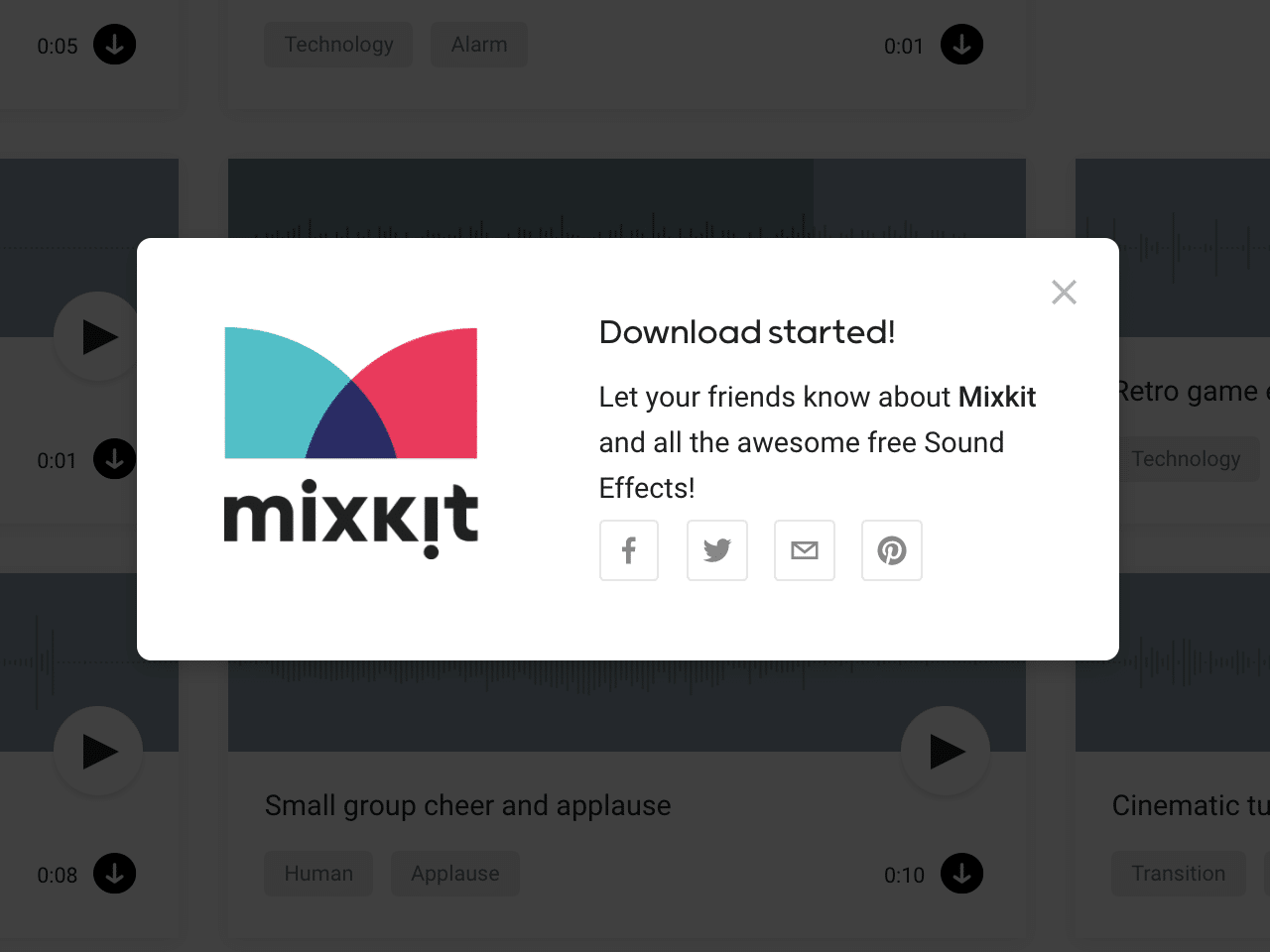 Mixkit Free Sound Effects