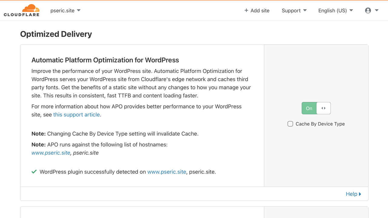 Automatic Platform Optimization (APO) for WordPress