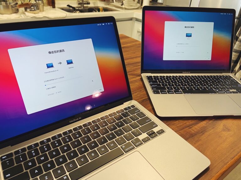 使用 Mac 內建「系統移轉輔助程式」快速將資料移轉到新電腦