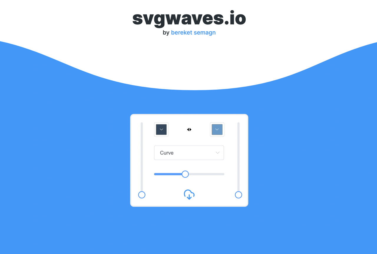 SVG Waves 免費波浪圖產生器，互動式介面即時產生圖案原始碼