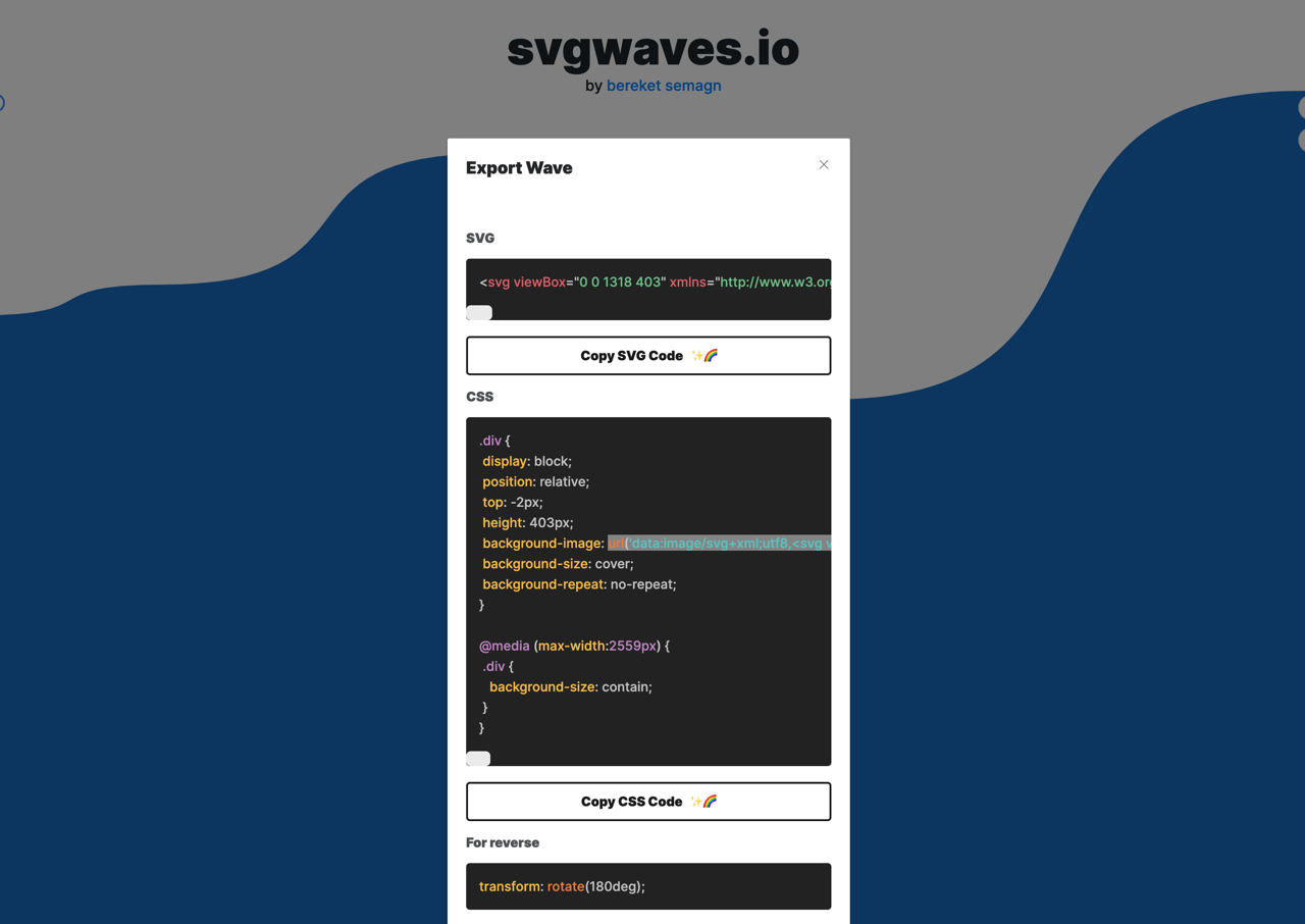 SVG Waves