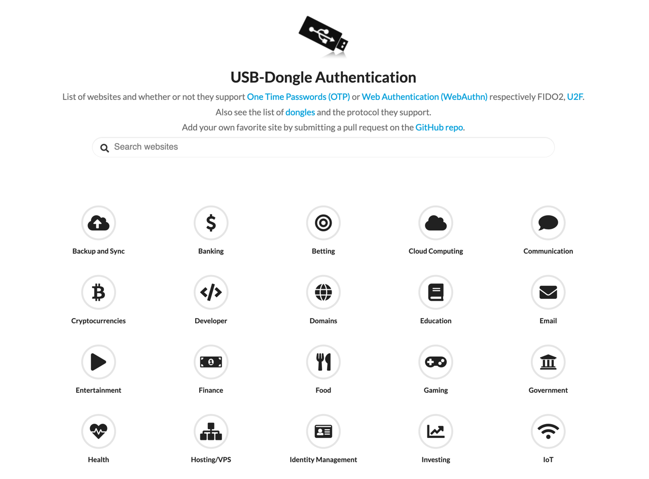 USB-Dongle Authentication
