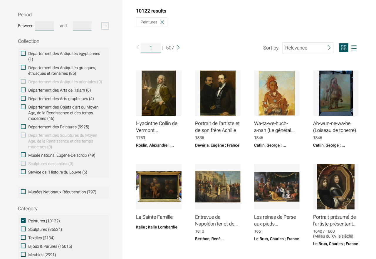 羅浮宮資料庫提供 48 萬張收藏藝術品圖庫免費下載
