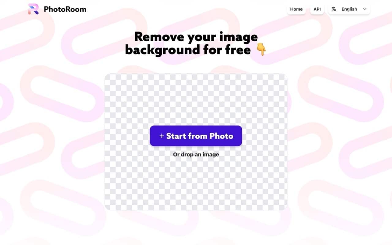 PhotoRoom 線上自動化去除背景，上傳圖片快速套用任何顏色