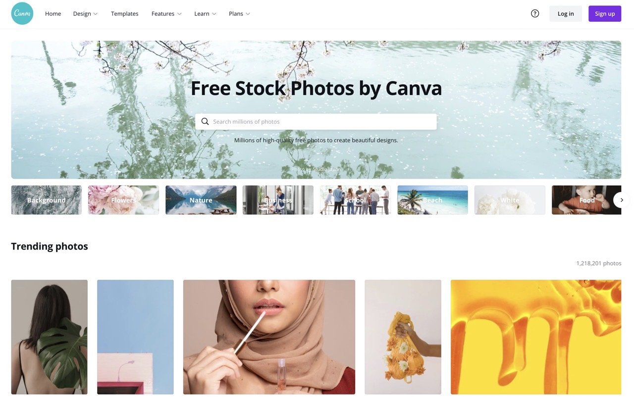 Canva Free Stock Photos 免費圖庫推薦，數百萬張高畫質相片為設計加分
