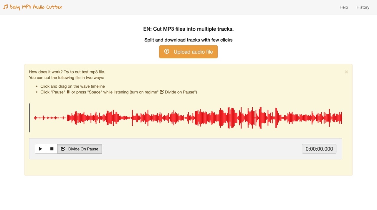 Mp3 Audio Cutter 免費 MP3 音訊剪輯工具，線上快速分割多個音訊段落