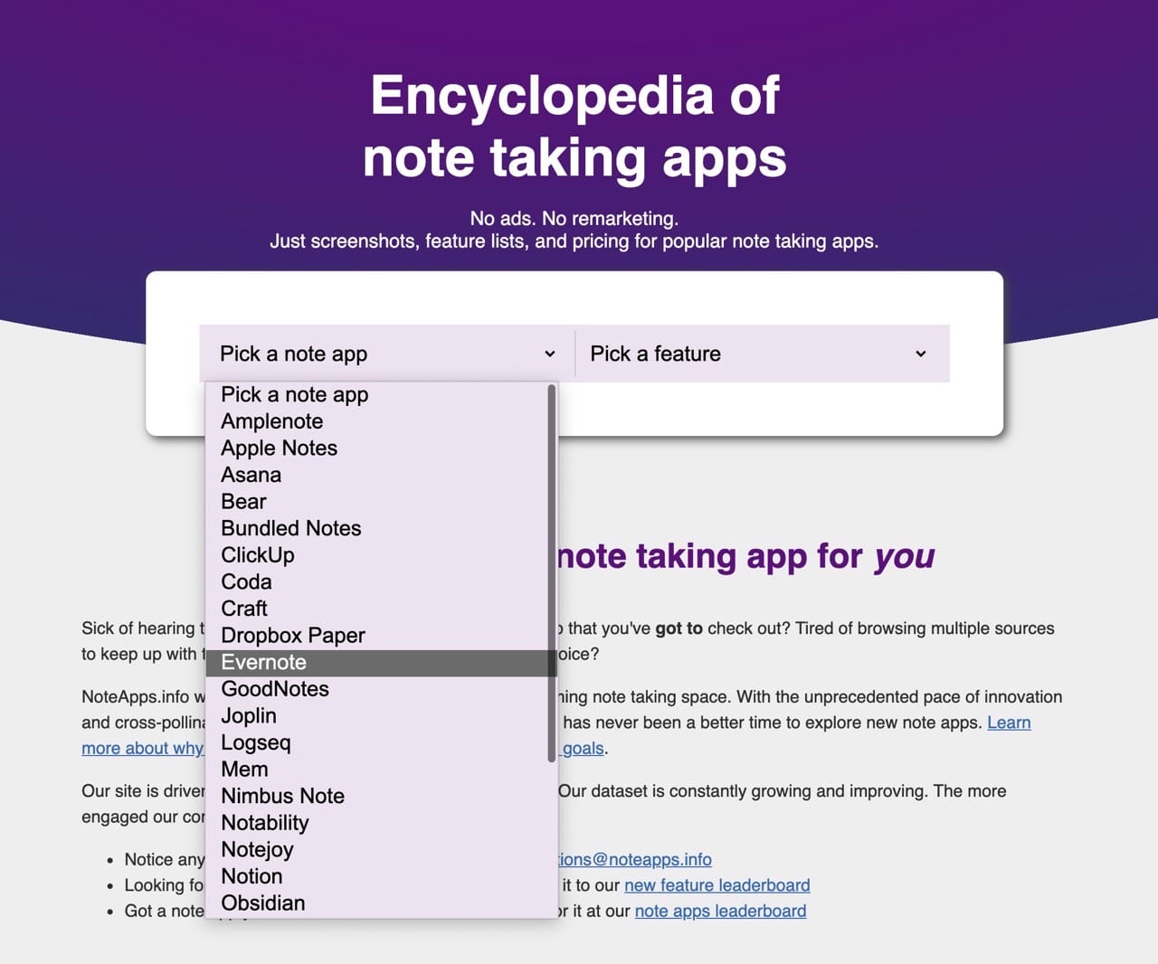 NoteApps.info