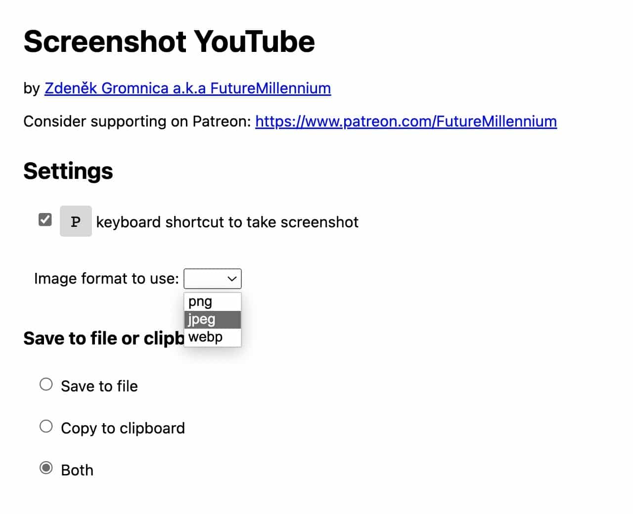 Screenshot YouTube