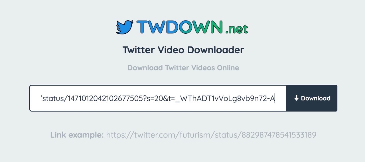 Twitter Video Downloader Online