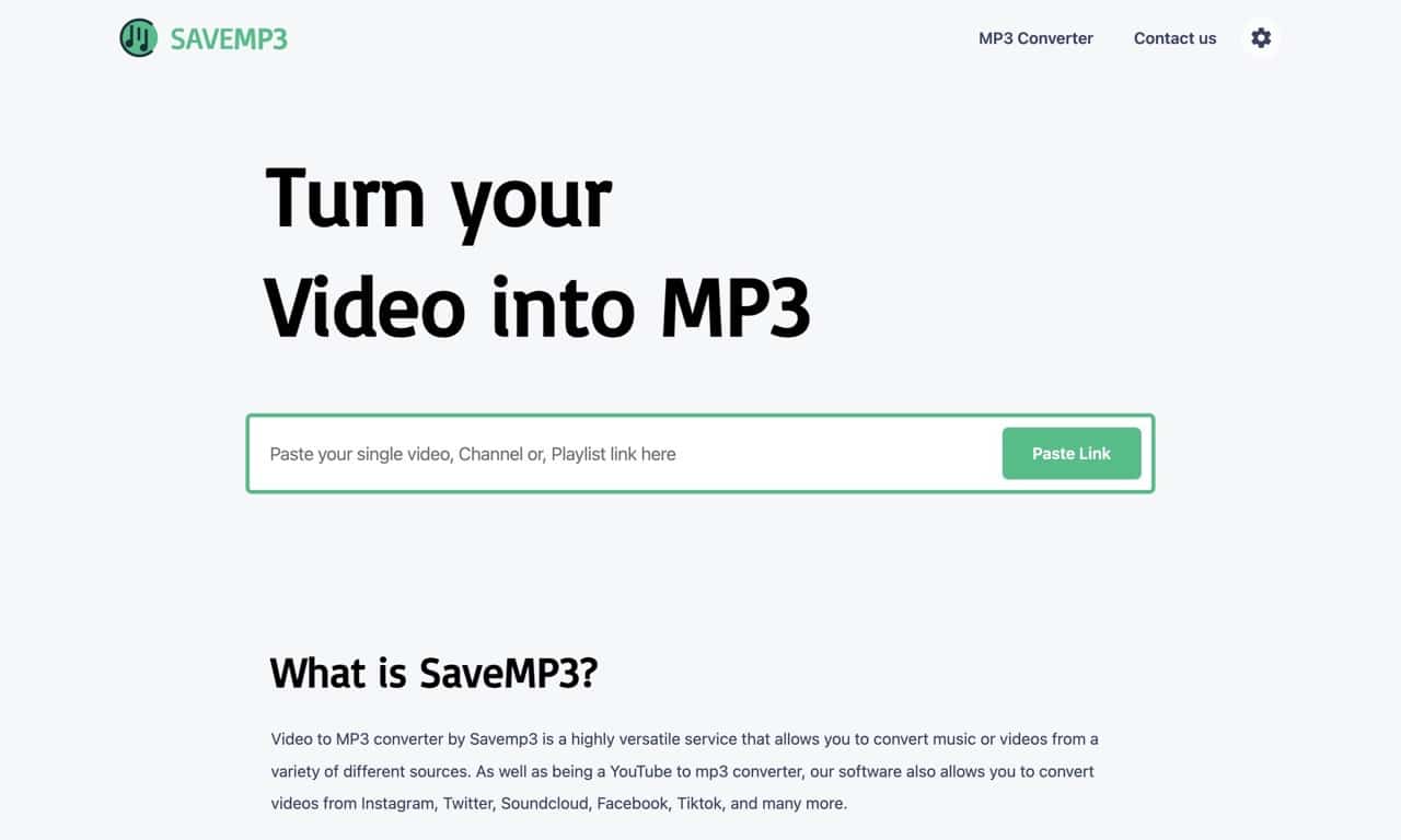 Savemp3 將影片下載為 MP3 可選擇不同畫質或檔案格式