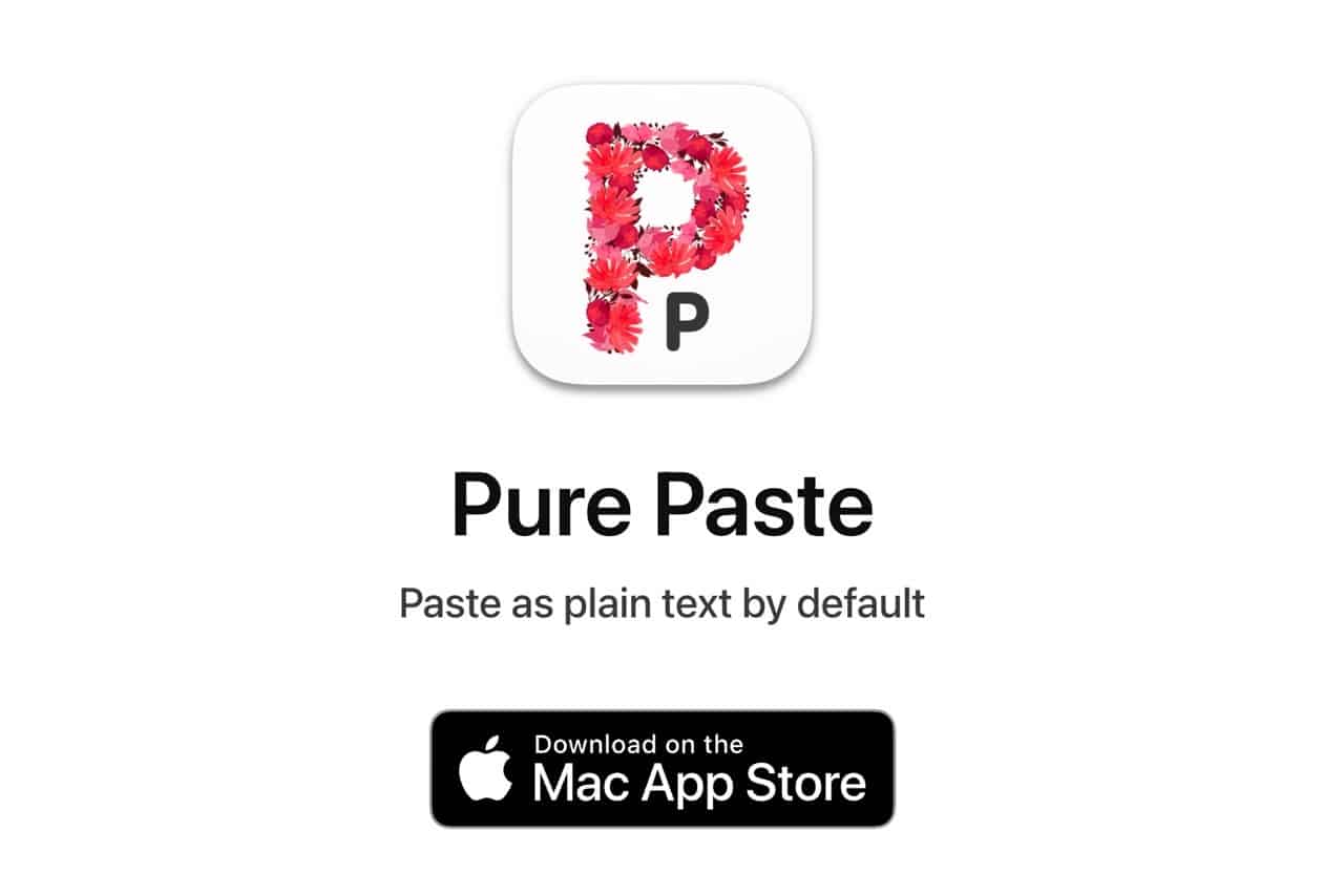 Pure Paste 讓預設貼上就是純文字，自動清除複製的文字樣式（Mac App）