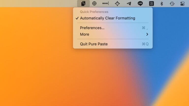 Pure Paste 讓預設貼上就是純文字，自動清除複製的文字樣式（Mac App）