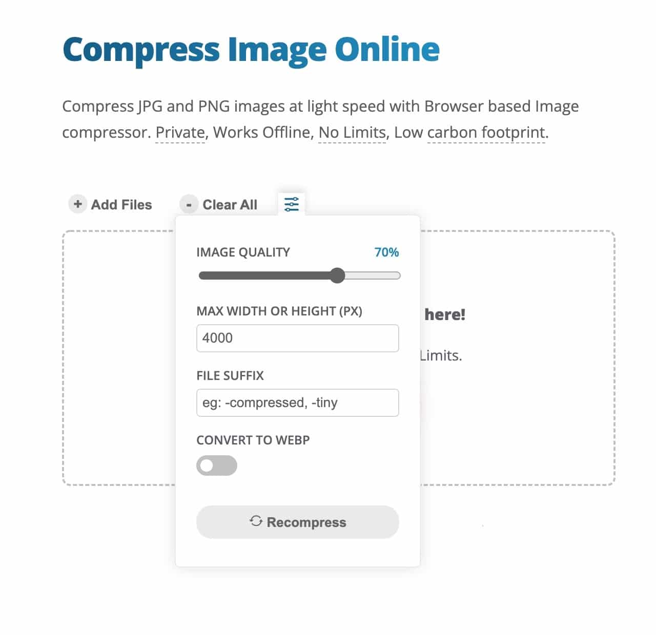 compressImage.io